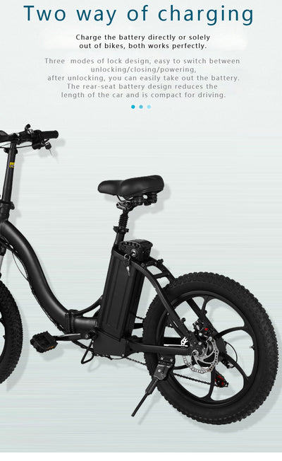 EBIKESZ BK6 Electric Bicycle, 350W Motor,36V 10AH Folding EBIKE EBIKESZ
