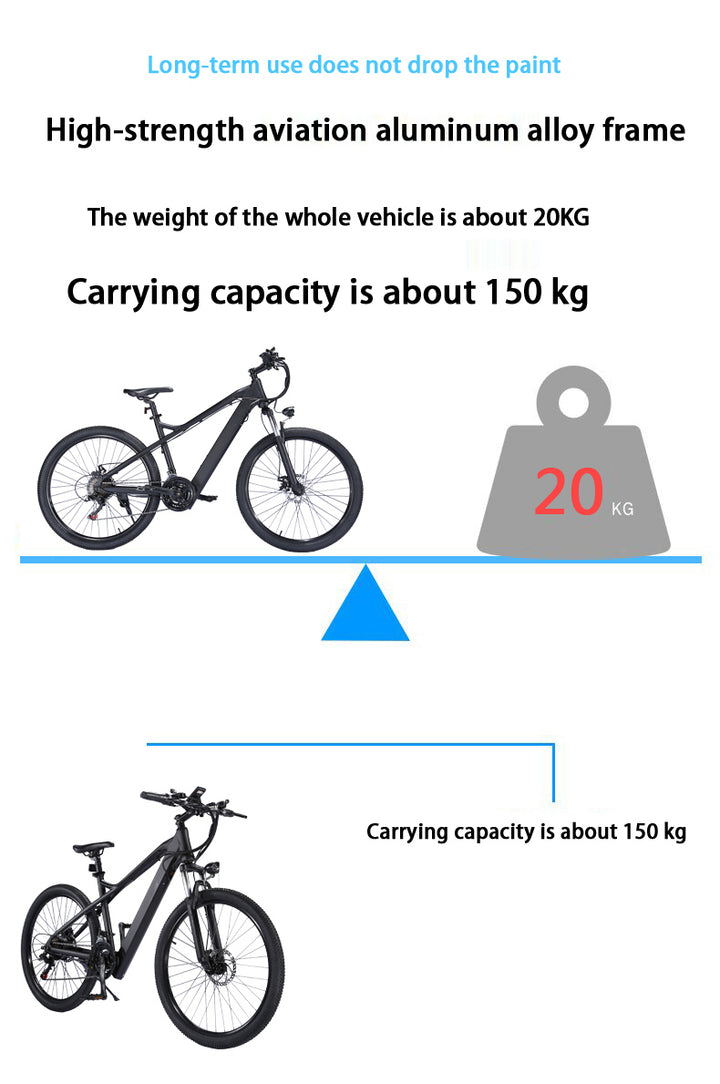 EBIKESZ B39 Electric Bicycle, 350W Motor,48V 10AH Moutain EBIKE EBIKESZ