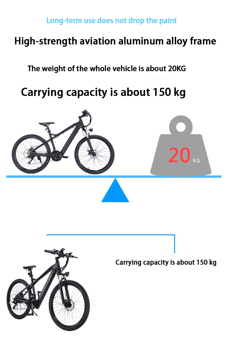 EBIKESZ B39 Electric Bicycle, 350W Motor,48V 10AH Moutain EBIKE EBIKESZ