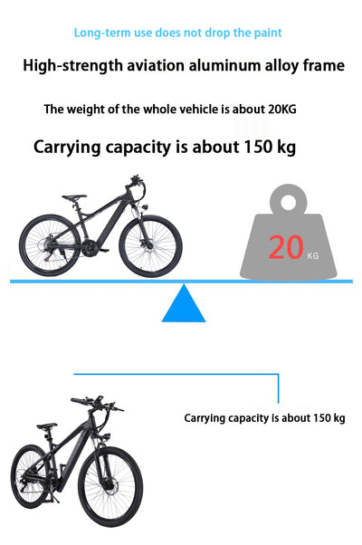 EBIKESZ B39 Electric Bicycle, 350W Motor,48V 10AH Moutain EBIKE EBIKESZ