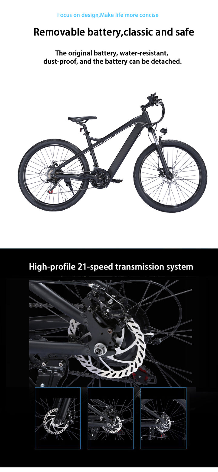 EBIKESZ B39 Electric Bicycle, 350W Motor,48V 10AH Moutain EBIKE EBIKESZ