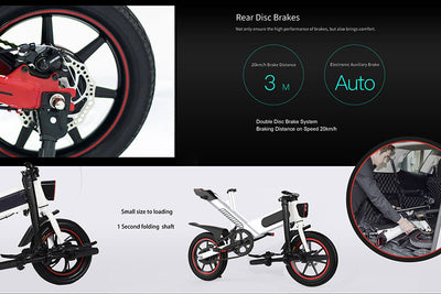 EBIKESZ Y1 Electric Bicycle, 350W Motor,36V 10AH City EBIKE EBIKESZ