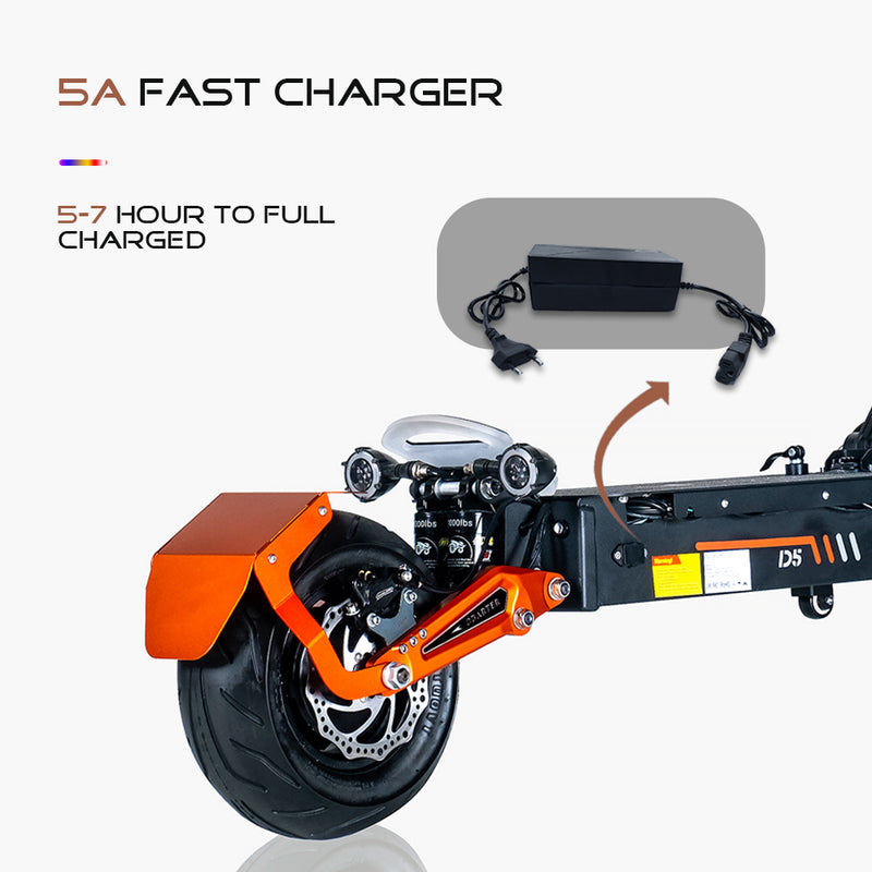 Bild in Galerie-Viewer laden, OBARTER D5 Electric Scooter with 2*2500W motors for on-road use12
