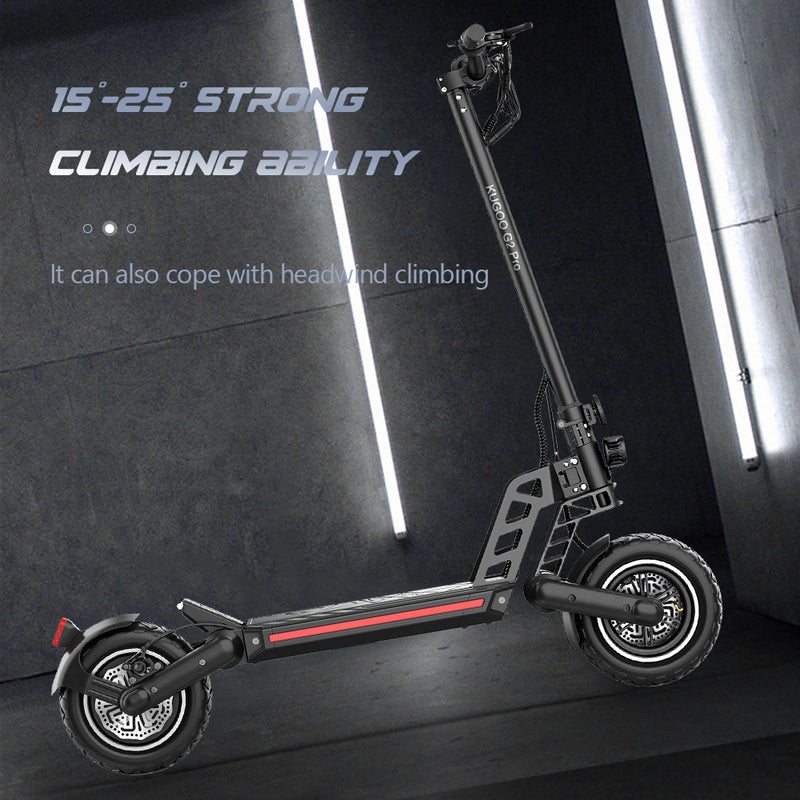 Carregue a imagem no visualizador da Galeria, Kugoo G2 Pro Electric Scooter with Brushless 800W Motor Folding Design19
