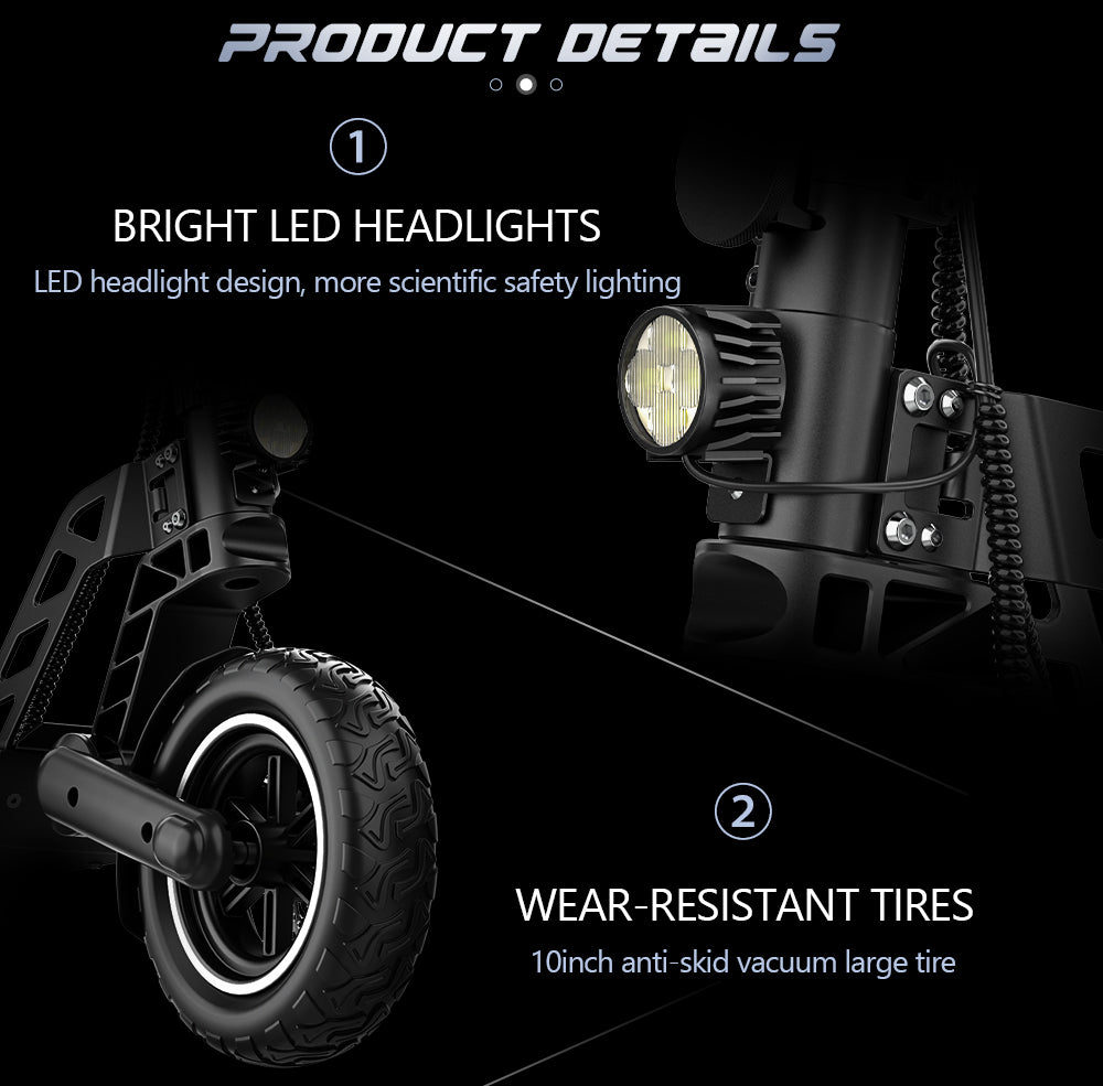 Kugoo G2 Pro Electric Scooter with Brushless 800W Motor Folding Design15