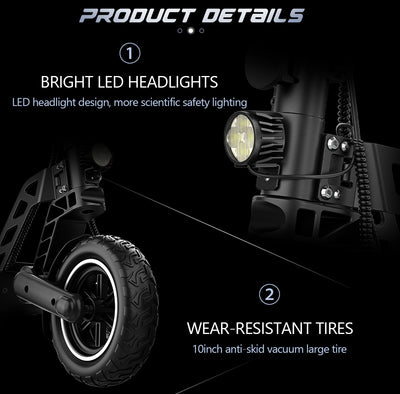 Kugoo G2 Pro Electric Scooter with Brushless 800W Motor Folding Design15