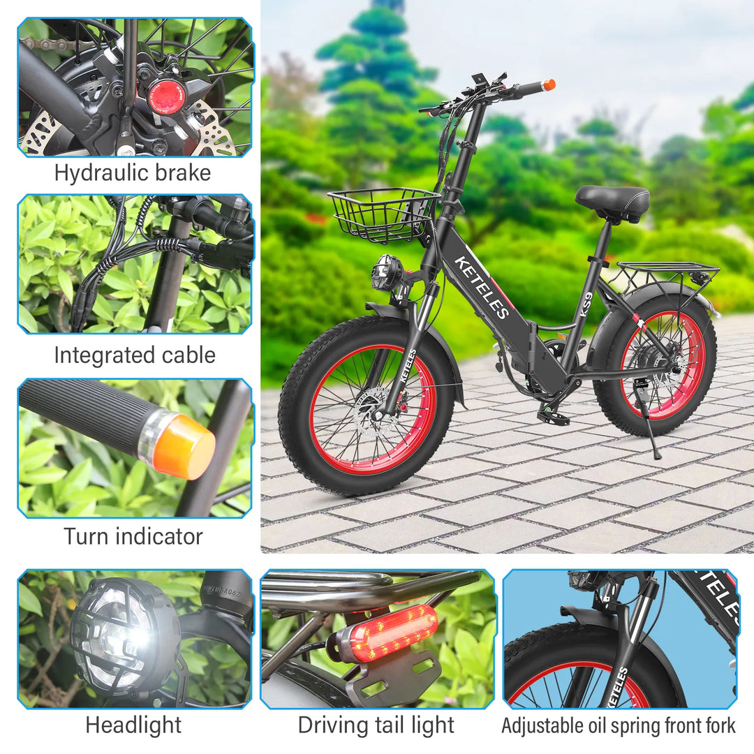 KETELES KS9 36V 250W folding electric bike10