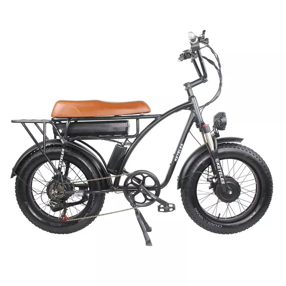 KETELES KF8 e-Bike with 48V Front and Rear Dual Motor 2000W and Fat Tires5