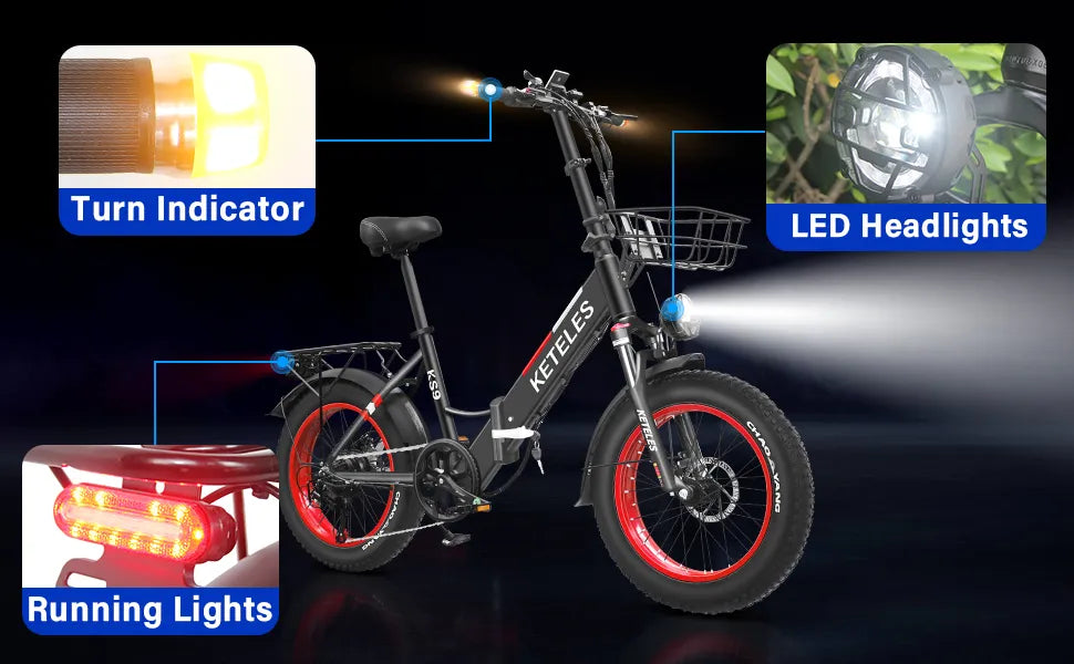 keteles klapprad e-bike KETELES KS9 36V 250W Lightweight Folding e-Bike for Urban Cycling – EBIKESZ