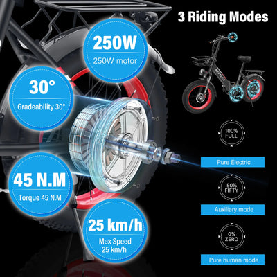 KETELES KS9 36V 250W folding electric bike2
