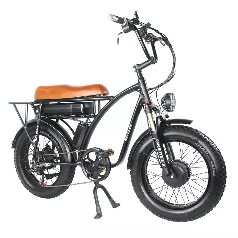 Bild in Galerie-Viewer laden, KETELES KF8 e-Bike with 48V Front and Rear Dual Motor 2000W and Fat Tires8
