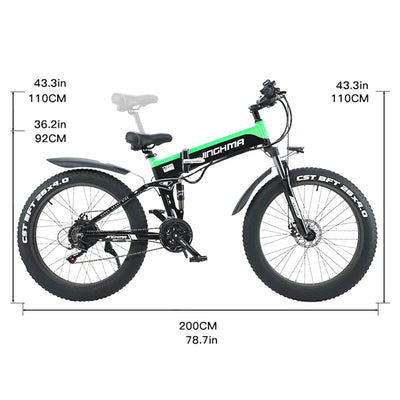 JINGHMA R5 Folding Electric Bike1