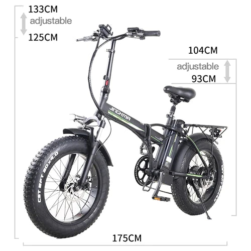 JINGHMA R8 800W 48V Electric Bike JINGHMA