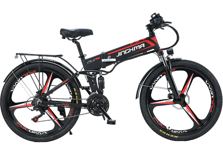 JINGHMA R3 800W 48V Folding Electric Bike5
