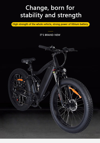 EBIKESZ T26 Electric Bicycle, 500W Motor,48V 10AH Mountain EBIKE EBIKESZ