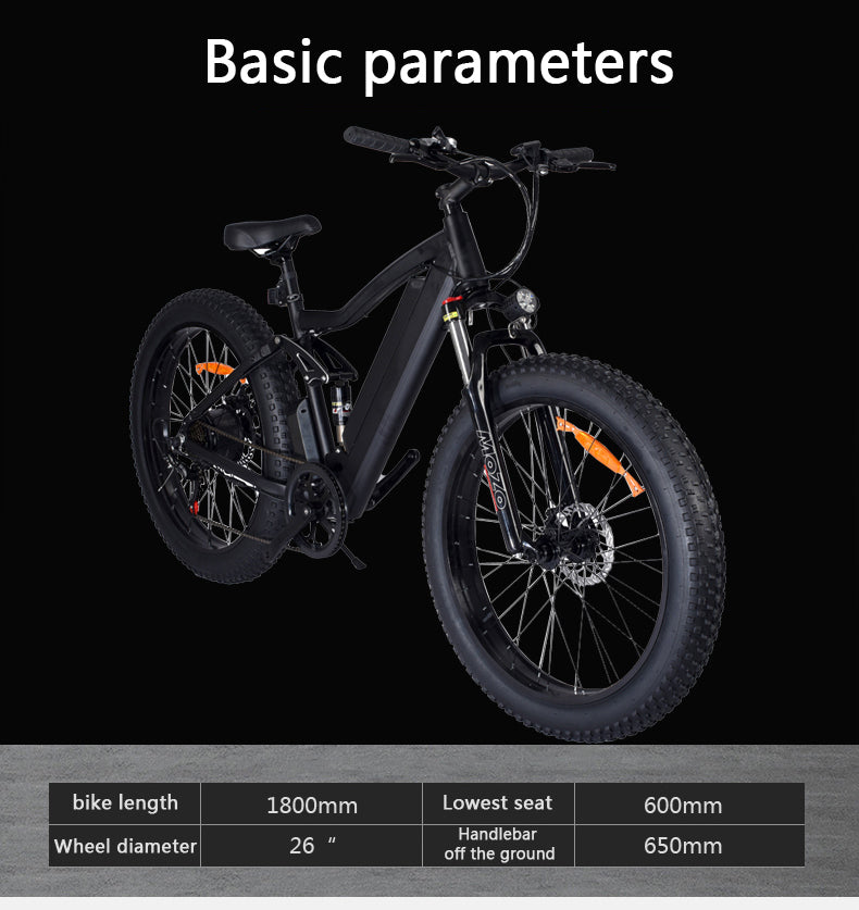 EBIKESZ T26 Electric Bicycle, 500W Motor,48V 10AH Mountain EBIKE EBIKESZ