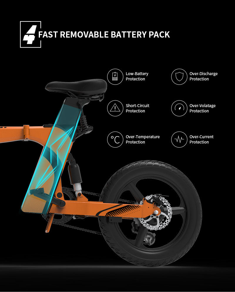 Lataa kuva gallerian katseluohjelmaan Ebikesz Z7 Electric Bicycle, 250W Motor,36V 10AH City EBIKE EBIKESZ
