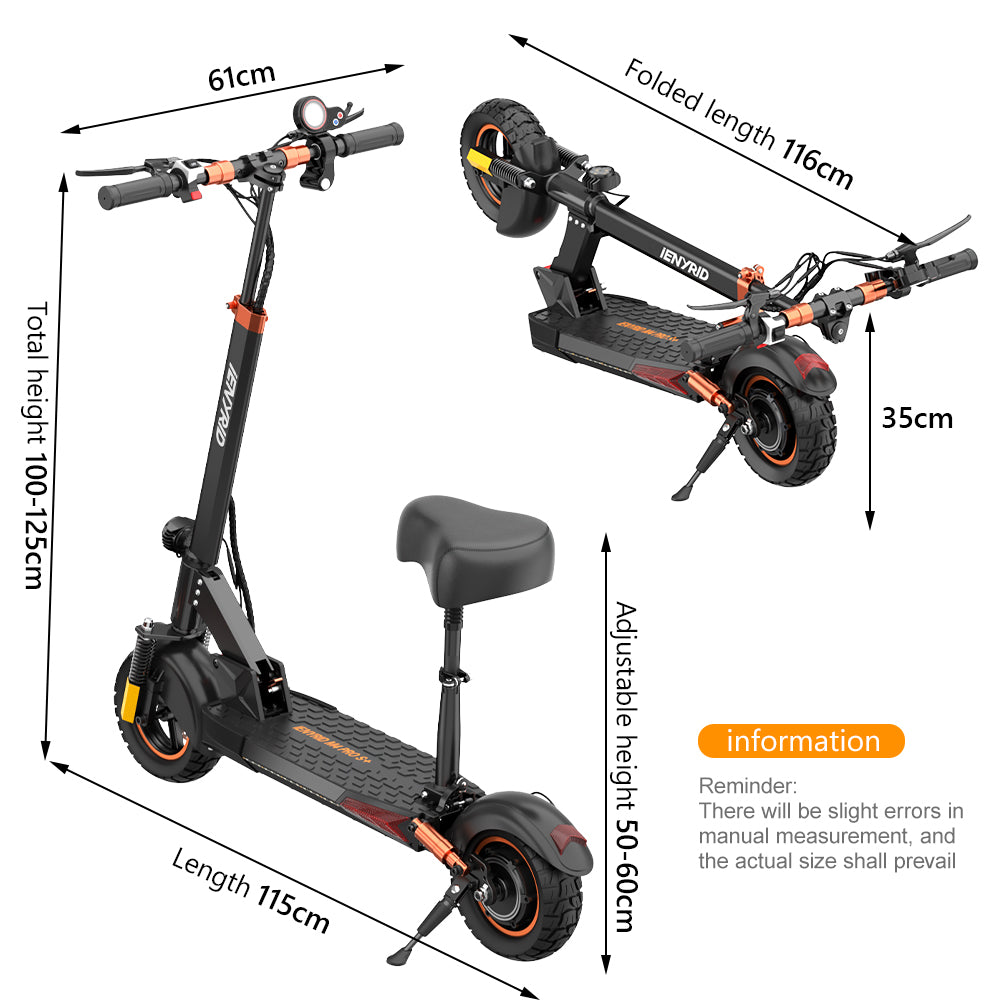 IENYRID M4 PRO S+ 800W 10AH/16AH Folding Electric Scooter IENYRID