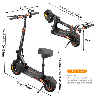 IENYRID M4 PRO S+ 800W 10AH/16AH Folding Electric Scooter IENYRID